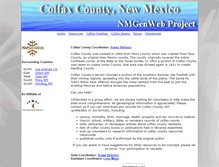 Tablet Screenshot of colfax.nmgenweb.us